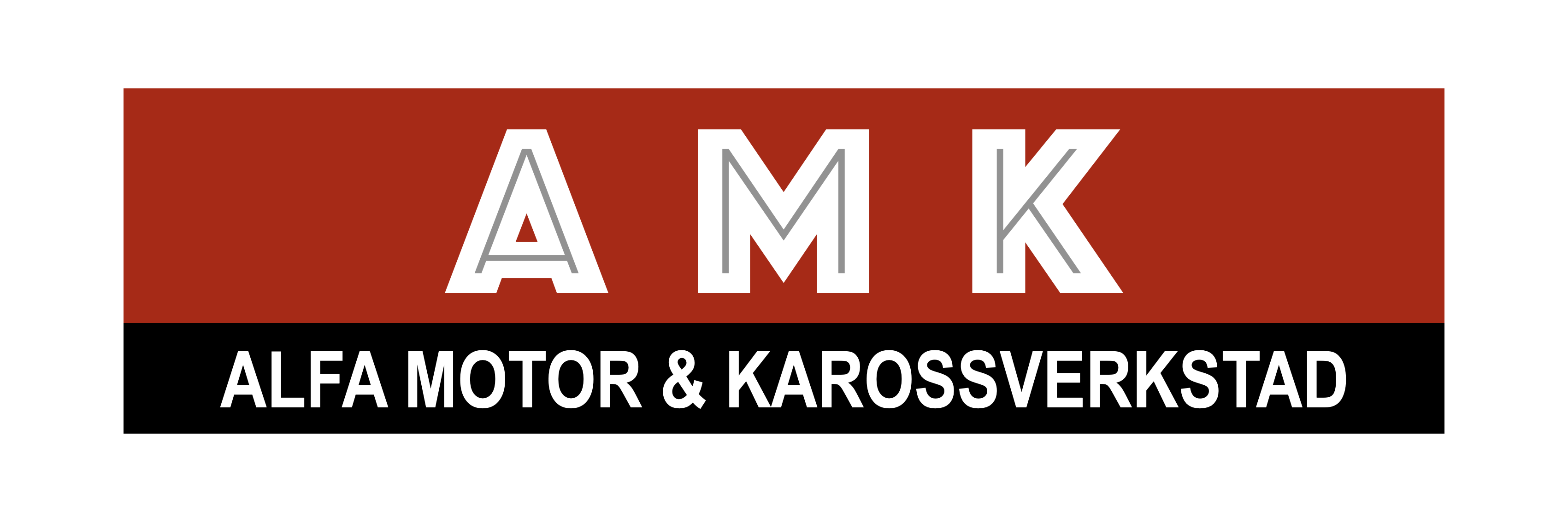AMK - ALFA MOTOR & KAROSSVERKSTAD.
